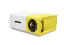 Portable YG300 Mini LED Projector - Yellow, White